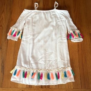 🌈COLORFUL🌈 TASSELED DRESS GIRLS SIZE 14